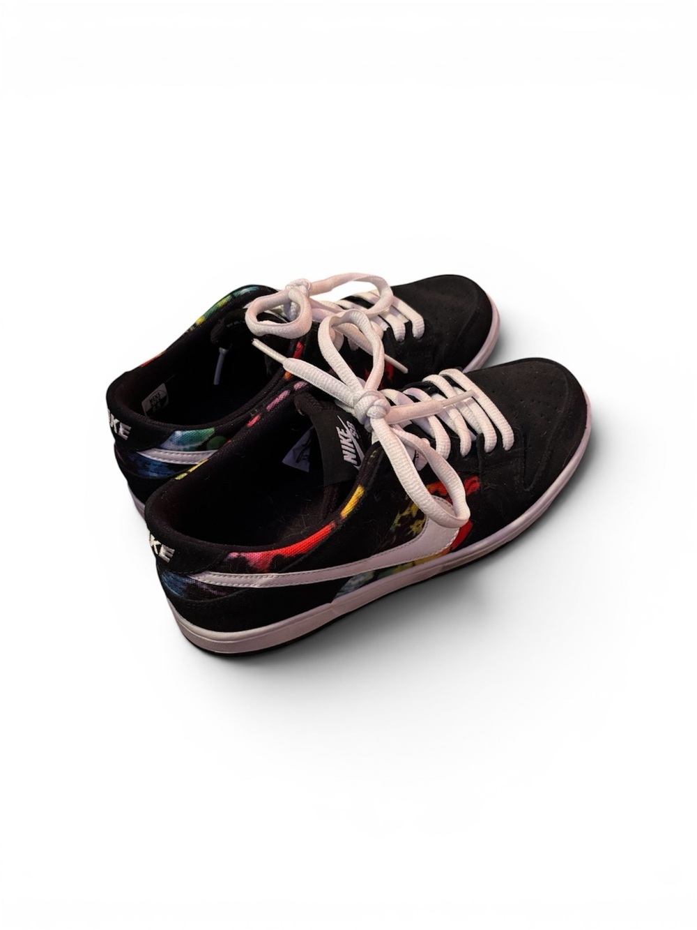 Nike SB Dunk Low Pro IW "Tie Dye" – Black/Multi-Color – Men's Size 6.5 - Picture 3 of 5